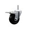 Service Caster 4 Inch Soft Rubber Wheel Swivel 34 Inch Threaded Stem Caster Total Lock Brake SCC SCC-TSTTL20S414-SRS-34212 - alternate 1